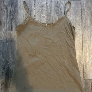 Women's Tan Spaghetti Strap Top